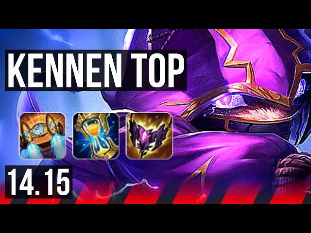 KENNEN vs CAMILLE (TOP) | Rank 7 Kennen, 6 solo kills | EUW Challenger | 14.15