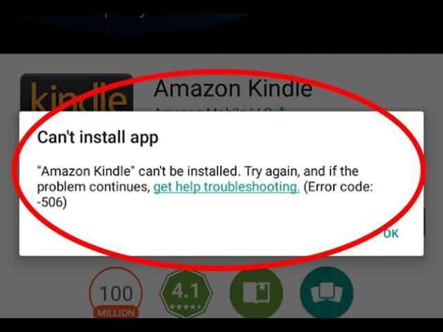 How to fix Can't install app|Error code-506 in Google play store