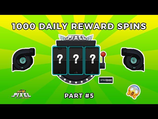 PIXEL CAR RACER 1000 DAILY REWARD SPINS PART 5