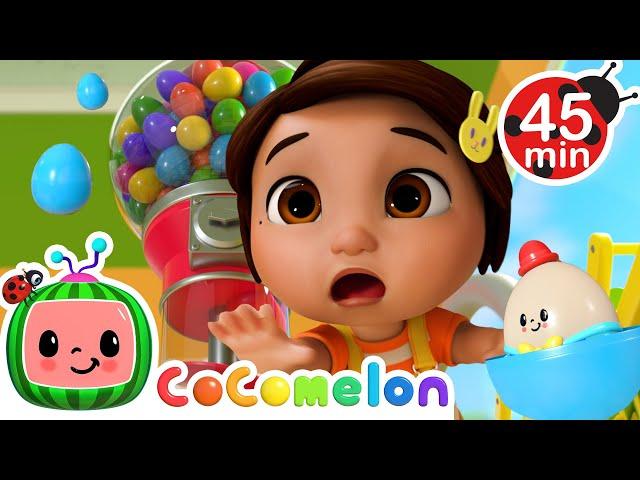 Humpty Dumpty Gumball Machine Chase! + More Nina's Familia! | CoComelon Nursery Rhymes & Songs