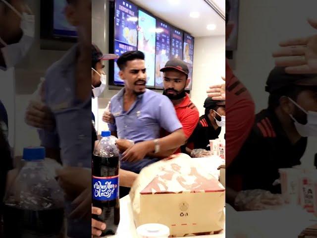 action in kfc bahria town :D