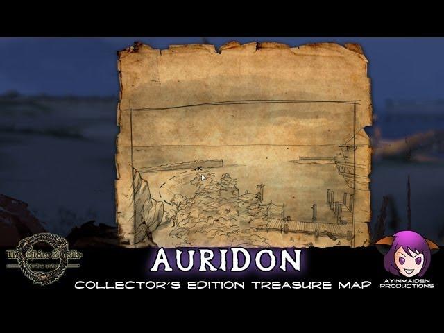 Elder Scrolls Online - Auridon CE Treasure Map