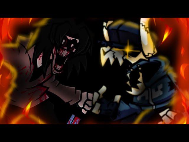 [FNF MASHUP]Jeff The Killer VS Tabi MOD (Edless Nightmare x Genocide)