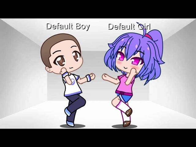 Default Boy and Girl get a gLoW uP | Gacha Feva Meme | Gacha Club