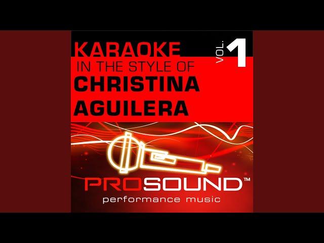 Beautiful (Karaoke With Background Vocals) (In the style of Christina Aguilera)