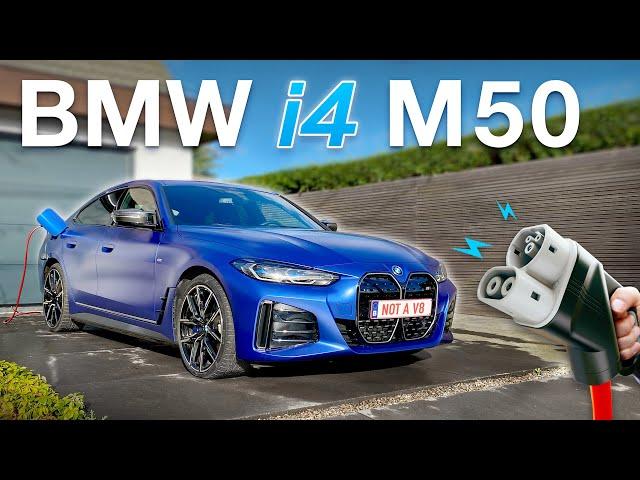 BMW i4 M50 (544 hp) - POV drive & walkaround!