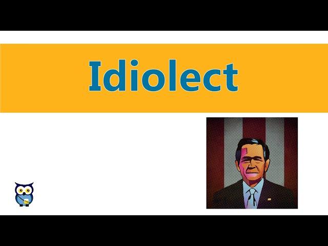 Idiolect