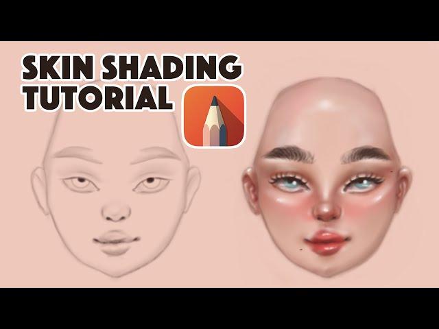 Skin Shading Tutorial in Autodesk Sketchbook | Sketchbook Tutorial for Beginners