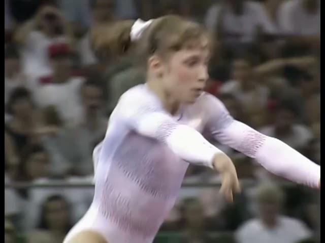 Kim Zmeskal (USA) 1992 Olympics EF FX [1080p50]