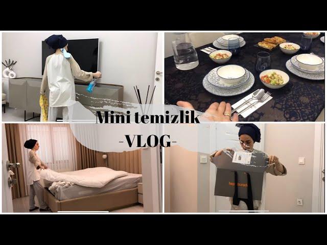 Mini temizlik  Misafirim var Islak kek yaptım MUTFAKTAYIZ