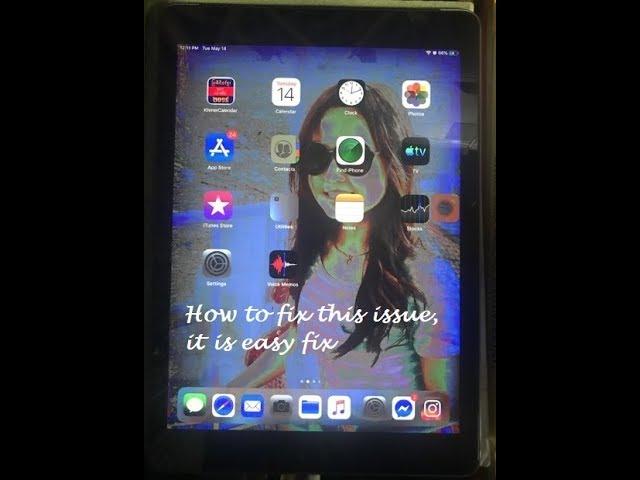 How to fix iPad Air 2 screen color problem? iPad lcd screen color messed It is easy to fix.