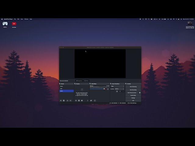 How to Record Screen With Desktop Audio on Mac Using OBS - macOS Sonoma or Newer (2024)