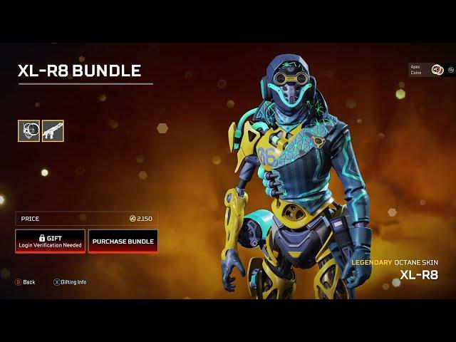 Legendary Bundle for Octane (XL-R8), S15 Store Update. [Apex Legends - Highlight - Jan.23]