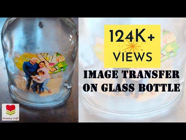 BEST DIY how to Easily Transfer a Photos onto glass, with Mod Podge - Photo transfer on glass DIY