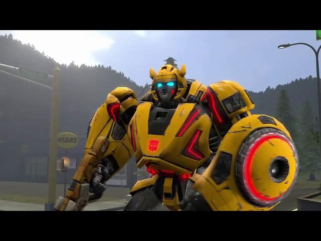 Transformers: Bumblebee vs Bumblebee Fight Scene Animation
