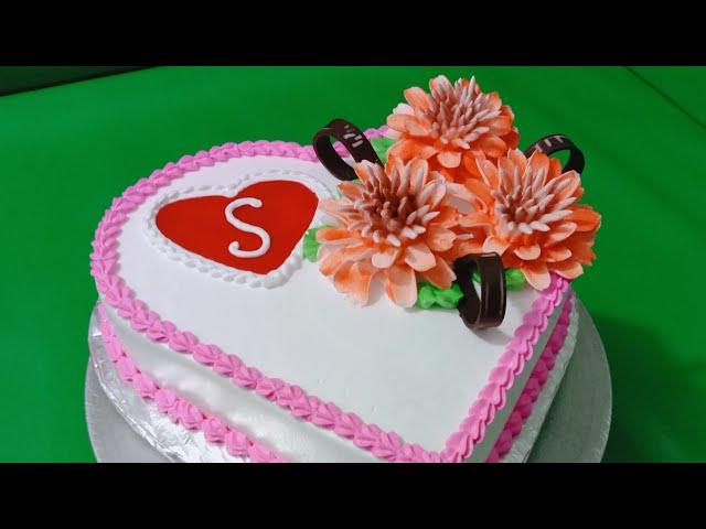 cake design Cake Decorating ideas Anniversary Heart Shape Cake Design Flowers Cake Design