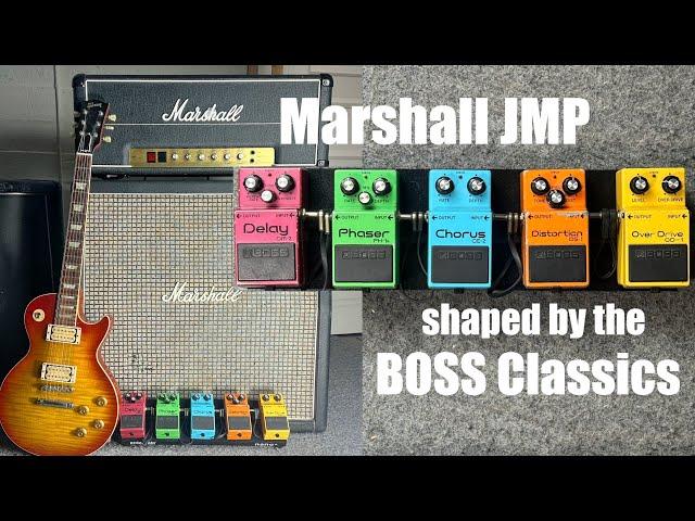 Marshall Stack with the Classic Boss Pedals BLEW ME AWAY!!