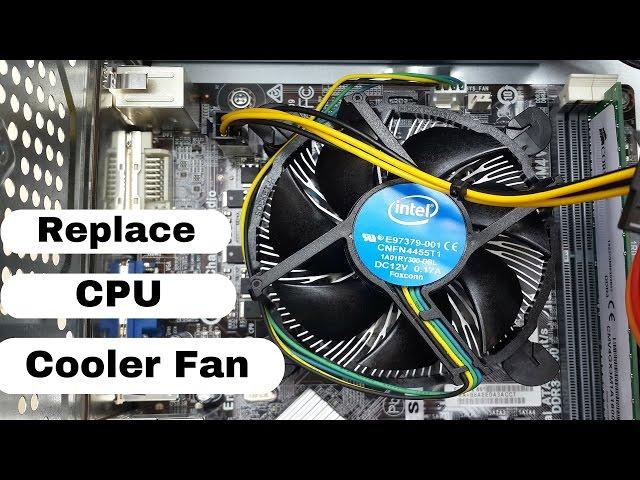 How to Remove and Install the CPU Cooler Fan on Your PC