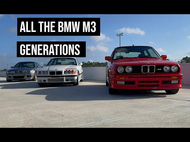 Behind the scenes with all the BMW M3 and M4 models