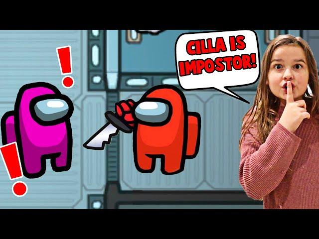 AMONG US! MADDY TRIES TO SABOTAGE CILLA! | JKREW GAMING