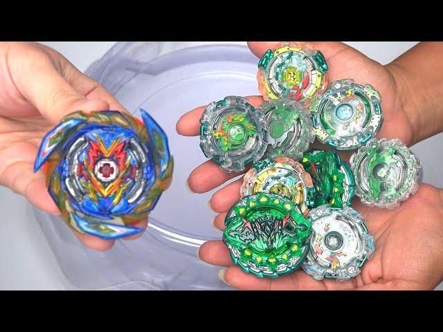 BRAVE VALKYRIE vs ALL KERBEUS BEYS | Beyblade Burst Super King ベイブレードバーストスーパーキング