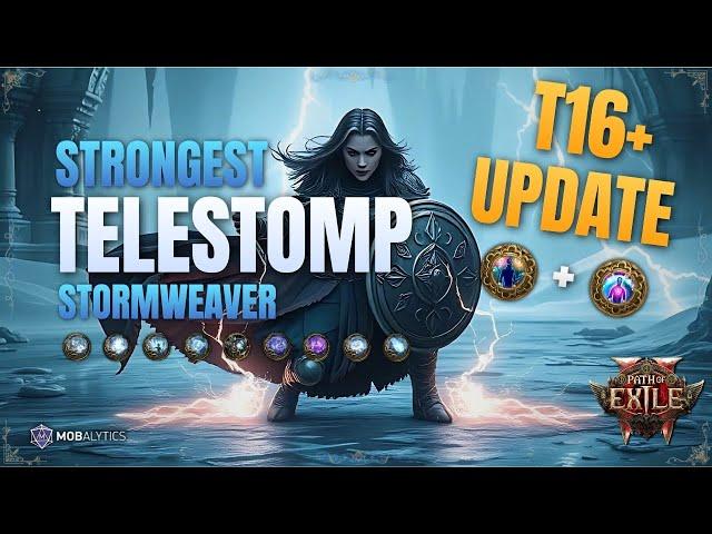 Updated BEST Telestomp Stormweaver || New Defence Tech || Path Of Exile 2 Sorceress Build Guide