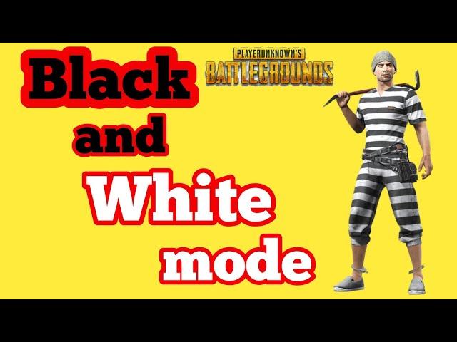 PUBG Mobile | Black and White Screen Mode | just for fun | #pubgmobile