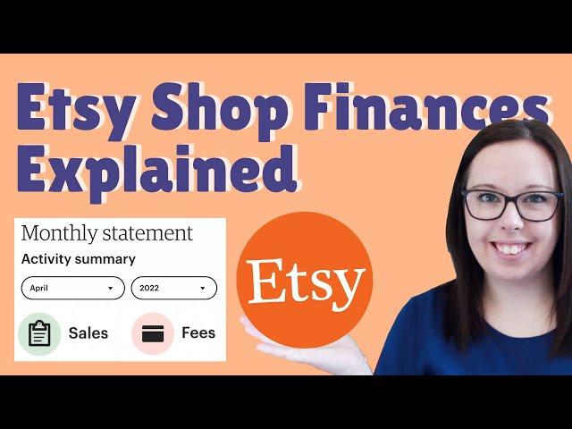 Etsy payment account explained | Etsy monthly statement, CVS file, VAT and fees