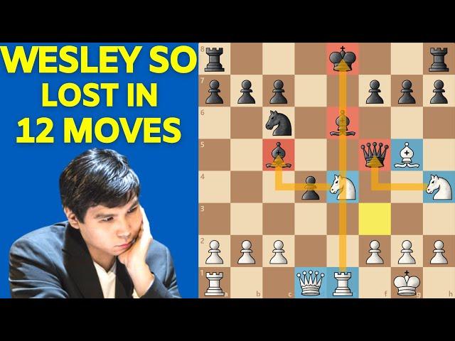 The World's No.5 Player Fell into a BRUTAL TRAP (the Scotch Gambit)