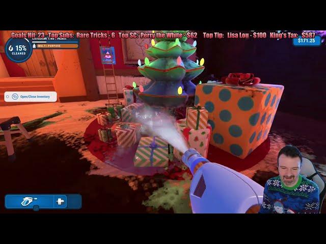 DSP Cleans Santa's Workshop in Power Wash Simulator!