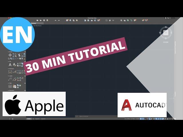 Learn AutoCAD in 30 MINUTES! | Basic Knowledge | Macbook