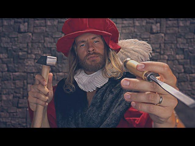 [ASMR] Rude English Mason (Measure/Chisel/Sculpt/Sleep)