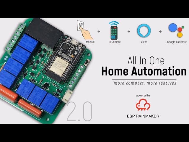 The BEST Home Automation project  | All in One Home Automation project with Fan Dimmer V2