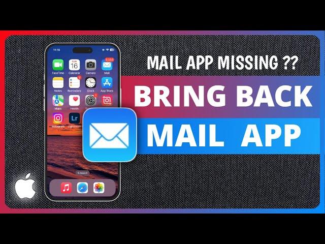 Fix it: iPhone Mail icon Missing