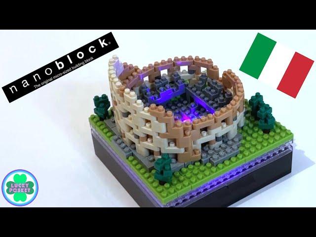 nanoblock NBH121 Colosseum Stop Motion Build羅馬鬥獸場高速組立