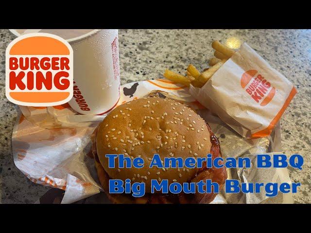 Burger King Japan`s - American BBQ Big Mouth burger