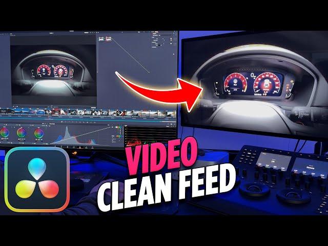 Davinci Resolve Studio Fullscreen Preview on Separate Monitor - Clean Feed to second screen
