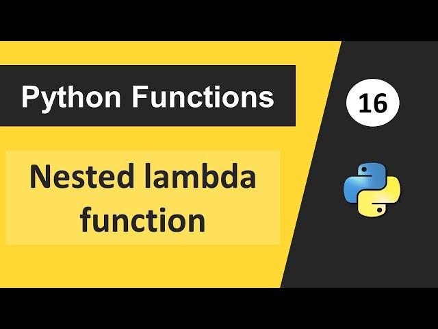 Nested Lambda Function in Python | Advanced Python Tutorial in Hindi