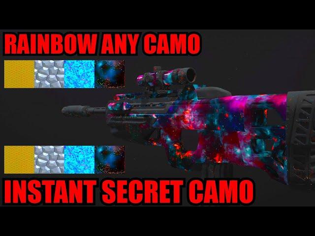 *NEW* INSTANT RAINBOW CAMO MW3 for INTERSTELLAR or ANY CAMO! MW3 GLITCHES! WARZONE GLITCH!