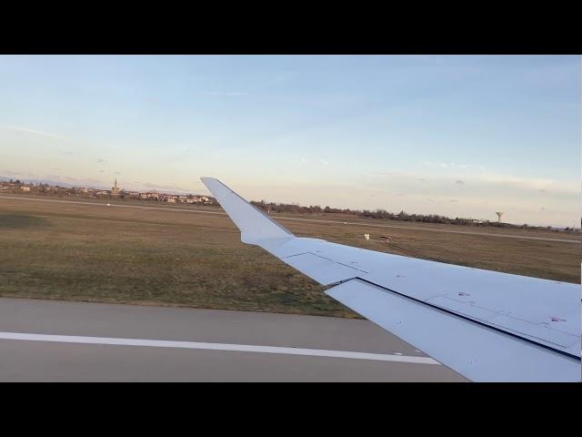 Lyon (LYS) - TOO WINDY Take off | Bombardier CRJ-900LR [4K60p]