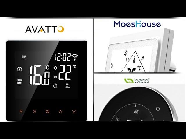 Smart WiFi thermostat for under £20! And how to install Avatto MoesHouse Beca and others.