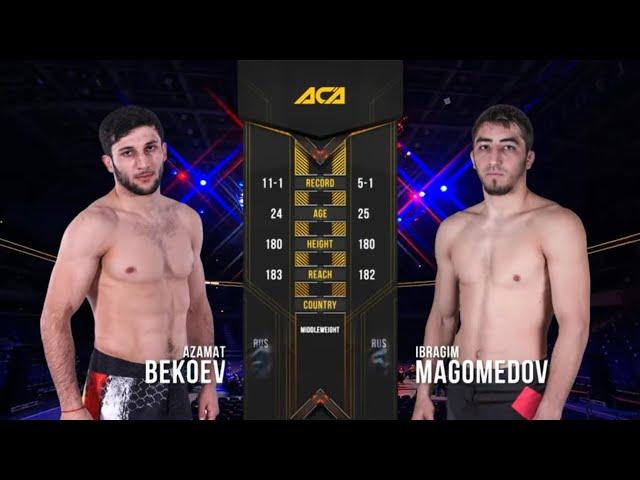 Азамат Бекоев vs. Ибрагим Магомедов | Azamat Bekoev vs. Ibragim Magomedov | ACA 116 - Moscow