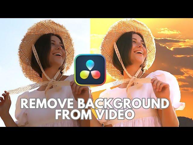 Do This For Easy Background Removal in DaVinci Resolve 18.5