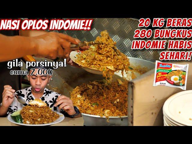 GA BERHENTI NAMBAH DI NASI OPLOS INDOMIE VIRAL PORSI JUMBO HARGA 7000 DI PURWOKERTO!!