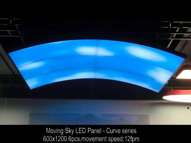 Video Moving Sky LED Panel Curve Series