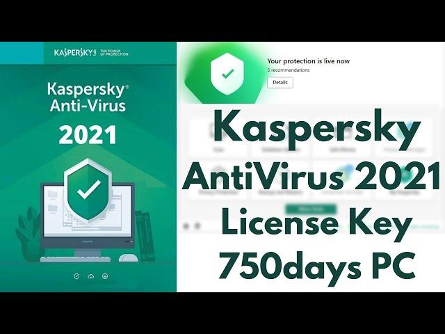 Kaspersky Antivirus 2021 with License Key 750days PC ( Latest ) | Download