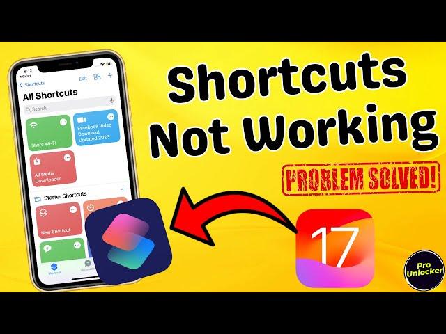 Shortcuts Not Working After iOS 17 | How Fix iPhone Shortcut Error In 2023 | Fixed r download (Tips)