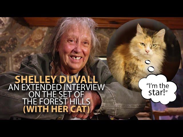 Shelley Duvall and Her Cat on the set of The Forest Hills | Howl: The Shelley Files (2023)