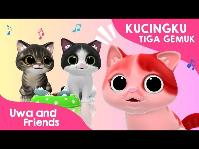 Kucingku Tiga Gemuk - Lagu Kucingku Telu - Lagu Anak Anak Lucu