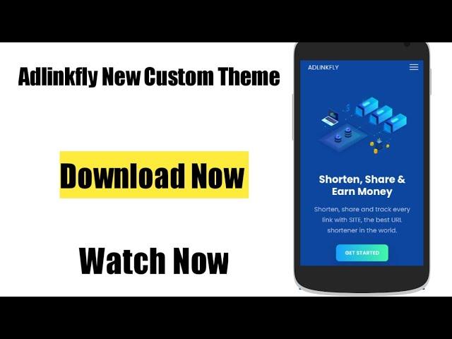 New Adlinkfly Premium Theme || Adlinkfly New Custom Theme || Download Now